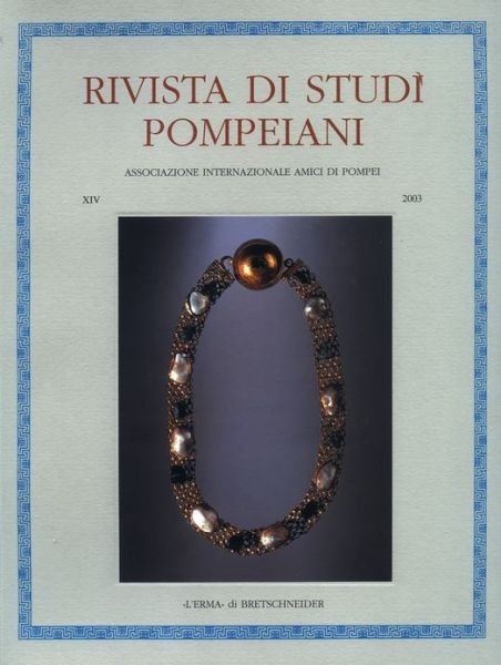 Cover for Aa. Vv. · Rivista Di Studi Pompeiani 14/2003 (Paperback Bog) [Italian edition] (2004)