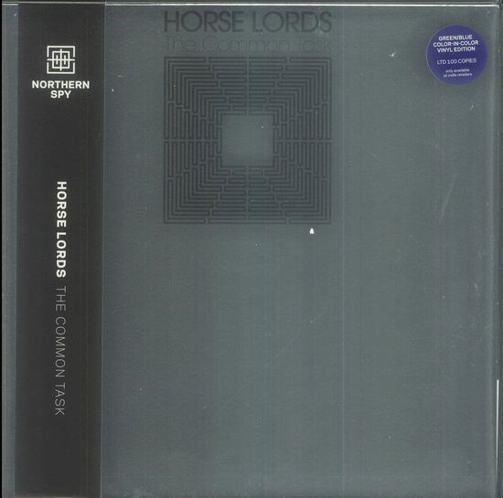 Cover for Horse Lords · The Common Task (Indie Exclusive Green / Blue Color-In-Color Vinyl) (LP) (2022)