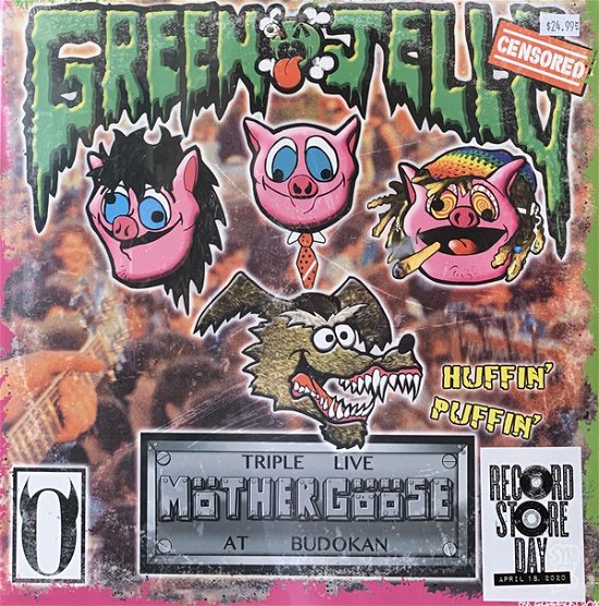 Cover for Green Jelly · Triple Live Mother Goose At Budokan (LP) [Reissue edition] (2023)