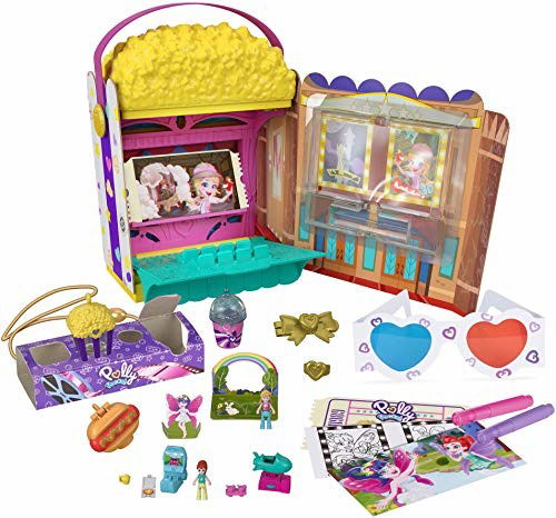 Mattel Polly Pocket: Un-box-it Playset - Popcorn Shape Box (gvc96) - Mattel - Merchandise -  - 0887961922912 - 1. november 2020