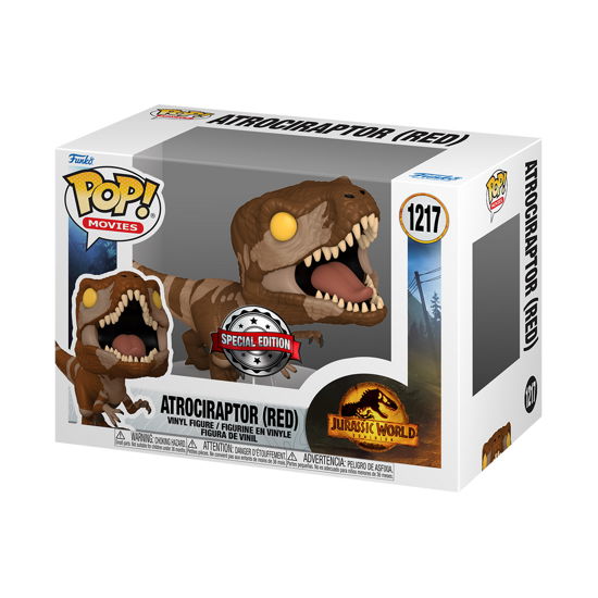 Jurassic World: Funko Pop! Movies - Atrociraptor (red) - Jurassic World: Funko Pop! Movies - Merchandise - Funko - 0889698552912 - December 6, 2022