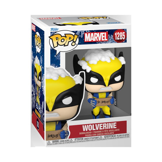 Holiday- Wolverine W/ Sign - Funko Pop! Marvel: - Produtos - Funko UK LTD - 0889698721912 - 12 de outubro de 2023