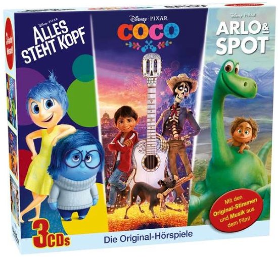 Arlo & Spot / Alles Steht Kopf / Coco - Disney / Pixar - Muziek - Kiddinx - 4001504125912 - 26 oktober 2018
