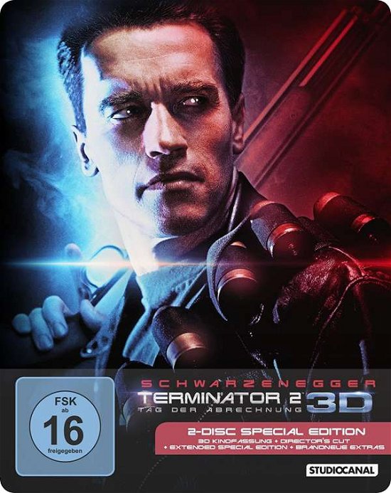 Cover for Schwarzenegger,arnold / Hamilton,linda · Terminator 2 3d/steelbook Edition (Blu-ray) (2017)