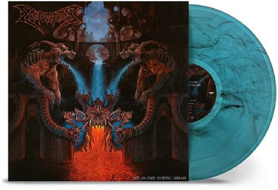 Cover for Dismember · Like an Ever Flowing Stream (LP) [Cyan and Black Marble edition] (2023)