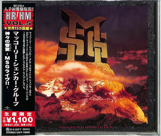 Unplugged Live - Mcauley Schenker Group - Musik - UNIVERSAL MUSIC JAPAN - 4988031481912 - 25 mars 2022