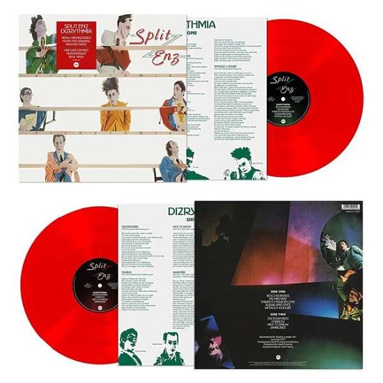 Cover for Split Enz · Dizrythmia (Red Vinyl) (LP) [Coloured edition] (2020)