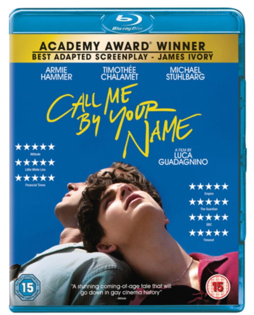 Cover for Call Me by Your Name (Non Uv) (Blu-ray) (2019)