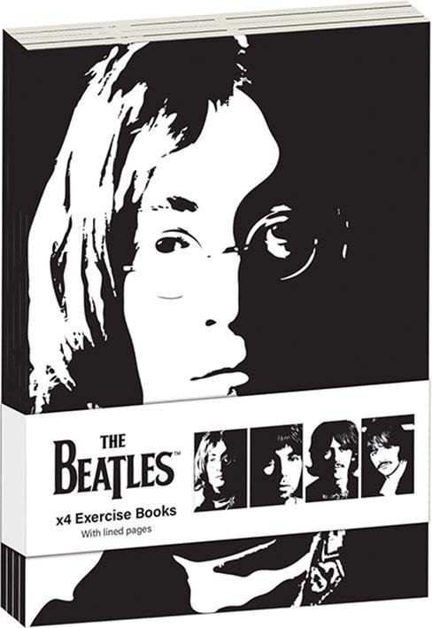 THE BEATLES - Pack 4 x Exercise Books A6 - Revolve - The Beatles - Marchandise -  - 5051265725912 - 7 février 2019