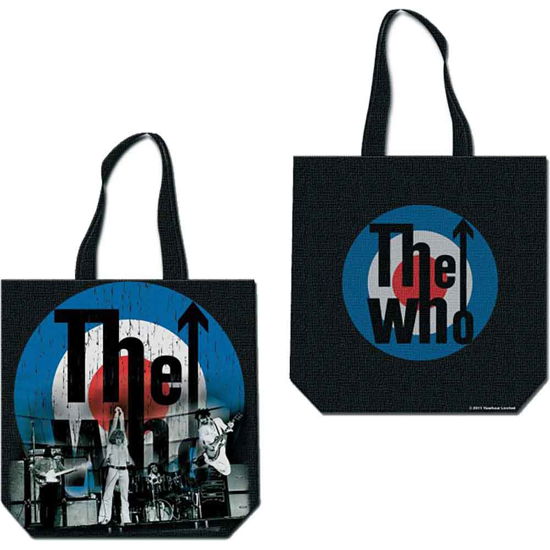 The Who Cotton Tote Bag: Target (Back Print) - The Who - Fanituote - Bravado - 5055295322912 - maanantai 3. kesäkuuta 2013