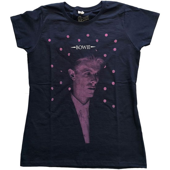 David Bowie Ladies T-Shirt: Dots - David Bowie - Merchandise -  - 5056368681912 - July 9, 2021