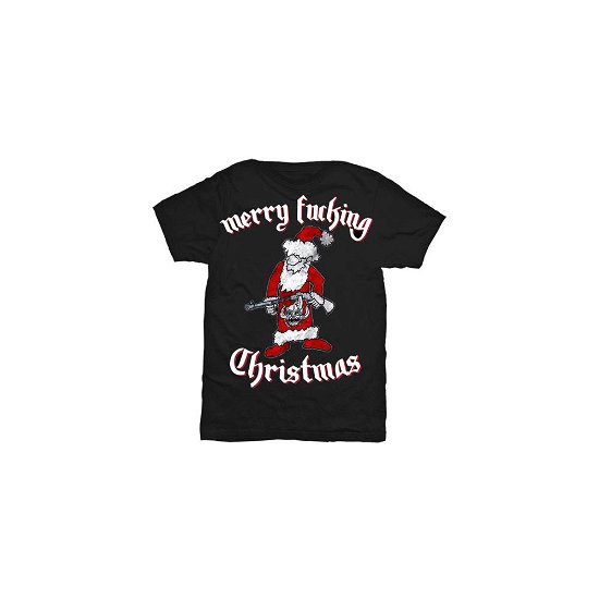 Motorhead Unisex T-Shirt: Merry Effing Christmas - Motörhead - Koopwaar -  - 5056368694912 - 
