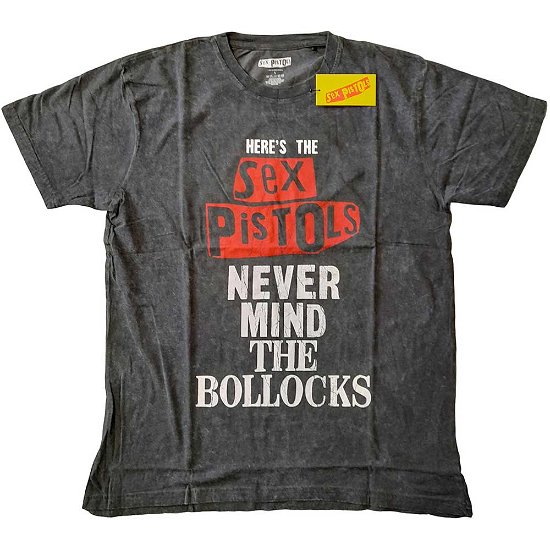 The Sex Pistols Unisex T-Shirt: NMTB Distressed (Wash Collection) - Sex Pistols - The - Merchandise -  - 5056561011912 - 