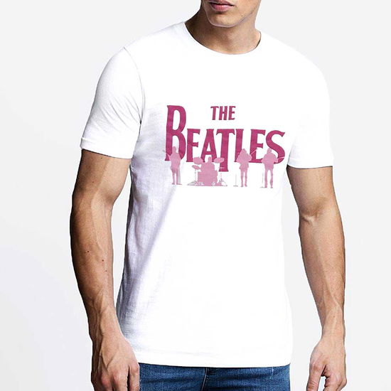 Cover for The Beatles · The Beatles Unisex Hi-Build T-Shirt: Band Silhouettes (T-shirt) [size M]