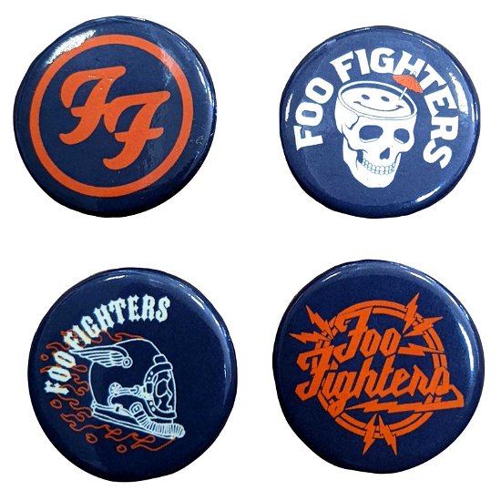 Foo Fighters Pin Badge Pack: Logos (Ex-Tour) - Foo Fighters - Koopwaar -  - 5056561066912 - 