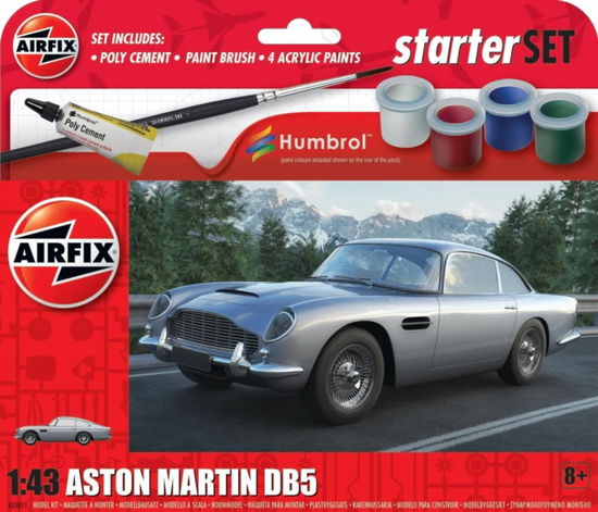 Cover for Aston Martin Db5 New · Airfix STARTER SET - ASTON MARTIN DB5 Model Toy (Paperback Book) (2024)