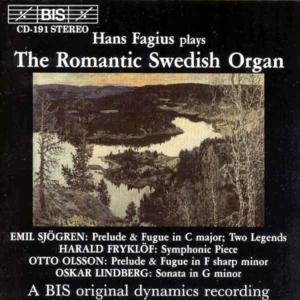 Romantic Swedish Organ - Hans Fagius - Musikk - Bis - 7318590001912 - 25. mars 1994