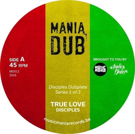 Cover for Disciples · True Love / True Dub (7&quot;) [Coloured edition] (2019)