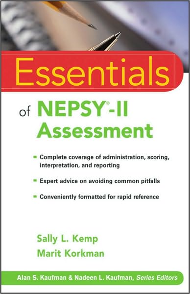 Cover for Sally L. Kemp · Essentials of NEPSY-II Assessment - Essentials of Psychological Assessment (Paperback Book) (2010)