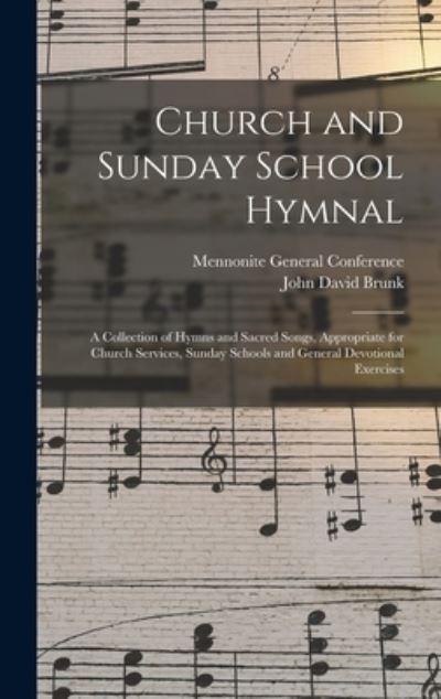 Cover for John David 1872-1926 Brunk · Church and Sunday School Hymnal (Hardcover Book) (2021)