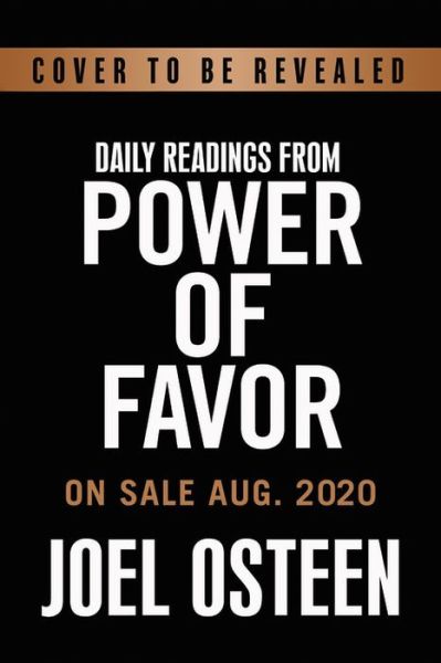 Cover for Joel Osteen · Daily Readings from The Power of Favor: 90 Devotions to Unleash God's Favor on Your Life (Hardcover Book) (2020)