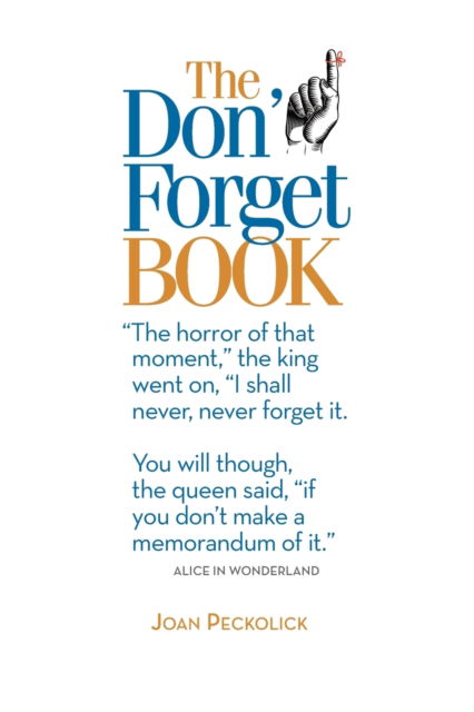 Cover for Joan Peckolick · The Don't Forget Book (Paperback Book) (2021)