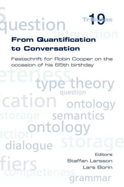 Cover for Staffan Larsson · From Quantification to Conversation (Pocketbok) (2012)