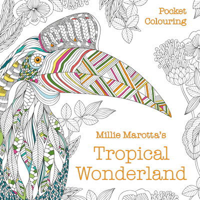 Millie Marotta's Tropical Wonderland Pocket Colouring - Millie Marotta - Böcker - Batsford Ltd - 9781849945912 - 19 mars 2020