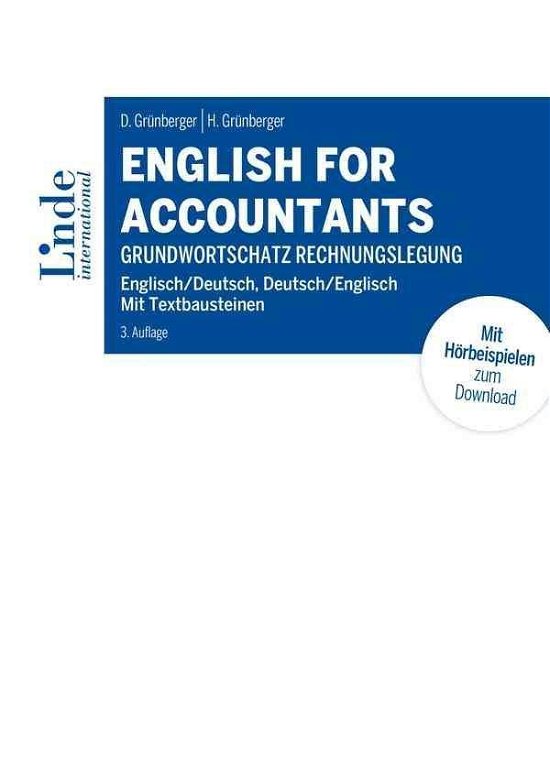 Cover for Grünberger · English for Accountants (Bok)