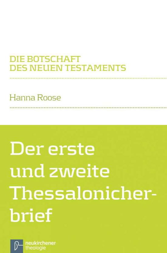 Cover for Roose · Der 1. und 2. Thessalonicherbrief (Book) (2016)