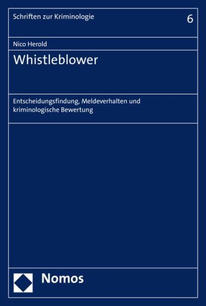 Cover for Herold · Whistleblower (Book) (2016)