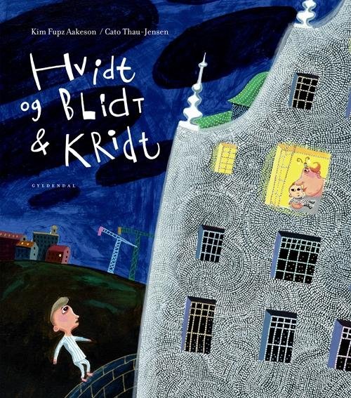 Cover for Kim Fupz Aakeson; Cato Thau-Jensen · Hvidt og blidt og kridt (Innbunden bok) [1. utgave] (2015)