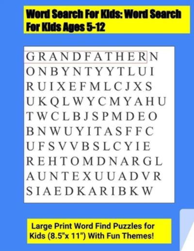 Cover for Easy Book Edition · Word Search For Kids (Paperback Book) (2020)