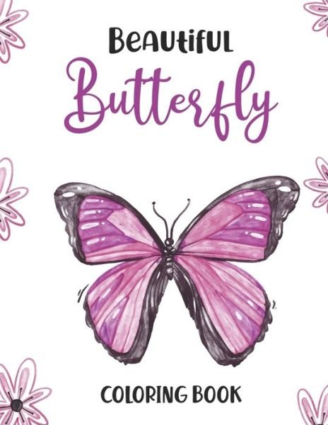 Cover for Sc Adkins · Beautiful Butterfly Coloring Book (Taschenbuch) (2020)