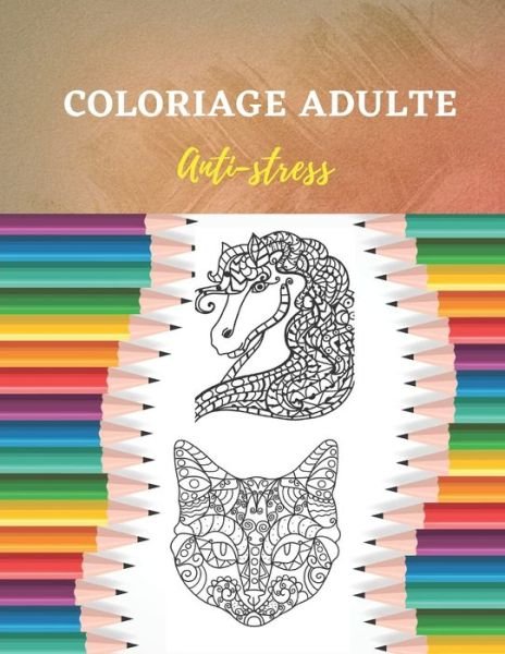 Cover for Kb Antistresse · Coloriage Adulte Anti-stress (Paperback Book) (2020)