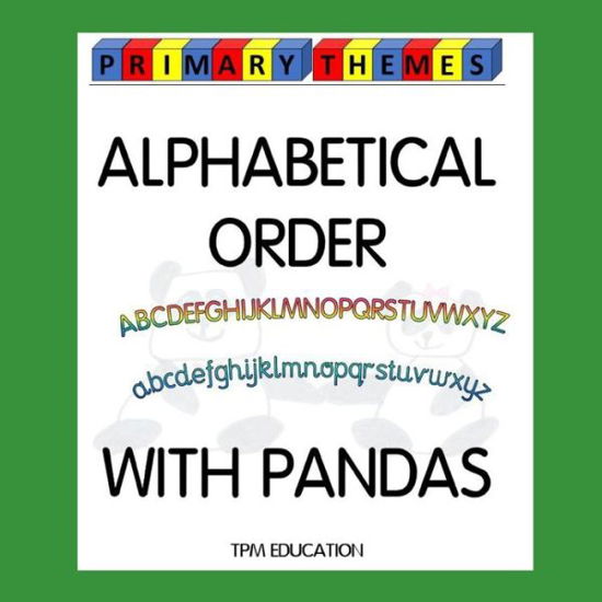 Alphabetical Order with Pandas - Brown - Libros - Independently Published - 9798707962912 - 17 de febrero de 2021