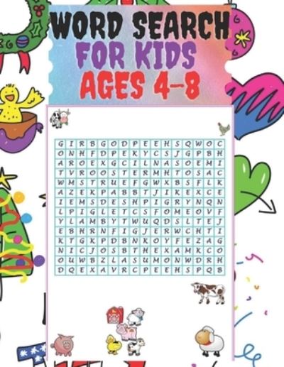 Cover for Melikbook Heromjournal · Word Search For Kids Ages 4-8: Word Search and Puzzle Book for Kids Ages 4-8 Size (8.5x11) Inches (Paperback Book) (2021)