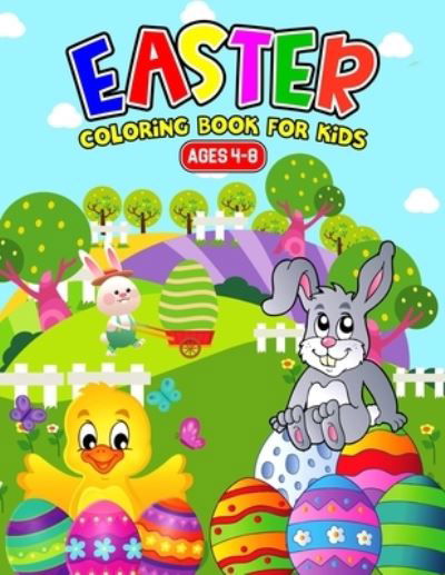 Cover for Cheesy Bear · Easter Coloring Book For Kids Ages 4-8: A Fun Coloring Activity Book for Toddler/ Preschooler and Kids Gift for Boys &amp; Girls (Paperback Bog) (2021)