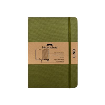 Cover for Moustachine · Moustachine Classic Linen Large Military Green Squared Flex (Book) (2024)