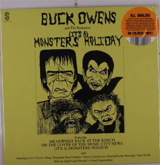 Cover for Buck &amp; His Buckaroos Owens · It's A Monster's Holiday (LP) (2023)