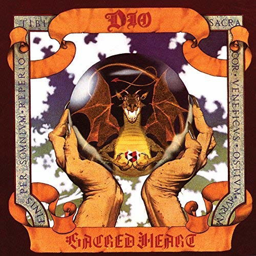 Cover for Dio · Sacred Heart (Remastered) (Clear LP) (Rocktober 2018 Exclusive) (VINYL) [Remastered edition] (2018)