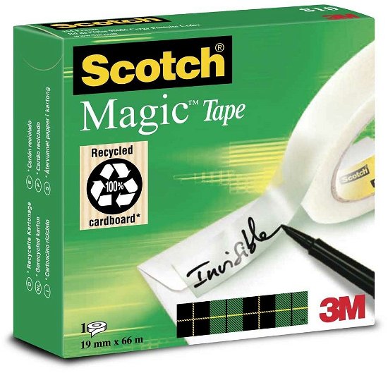 Scotch - Scotch Magic Tape 810 19mmx66m 8101966 - Scotch - Spill - 3M - 3134375005913 - 