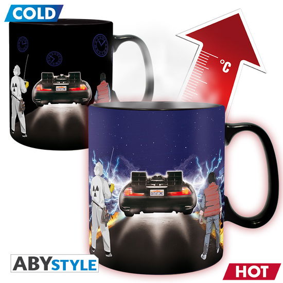 Back To The Future Time Machine Heat Change Mug - P.Derive - Kirjat - ABYSSE UK - 3665361052913 - perjantai 1. maaliskuuta 2024