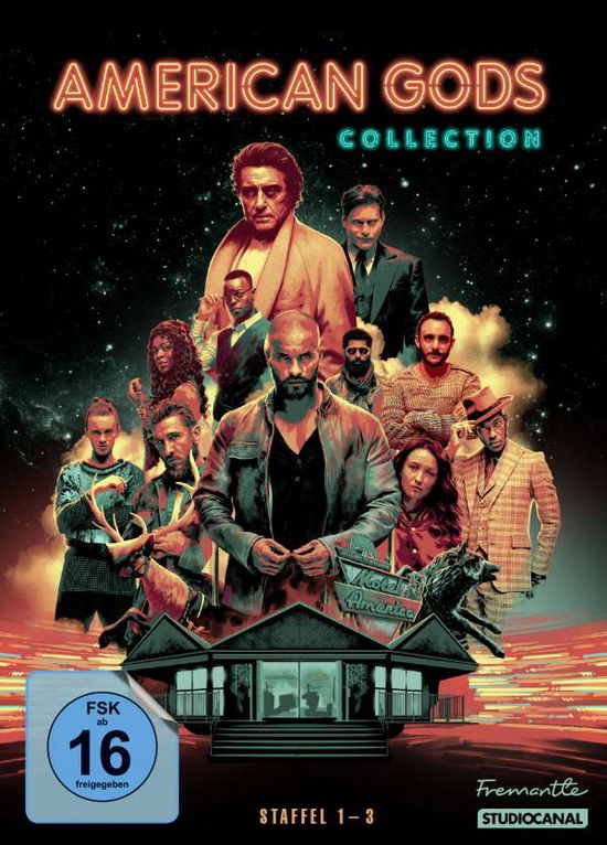 American Gods - Collection / Staffel 1-3 - Ricky Whittle,emily Browning,omid Abtahi - Film - Studiocanal - 4006680098913 - 23. september 2021