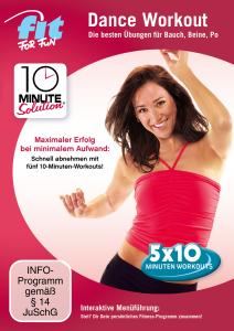 Cover for Fit for Fun-10 Minute Solution · Fit For Fun 10 Minute Solution Dance (DVD) (2012)