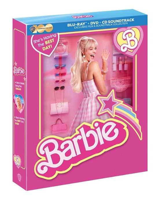 Cover for Barbie (2023 Film) (Blu-ray/DVD/CD) [Limited Deluxe edition] (2023)