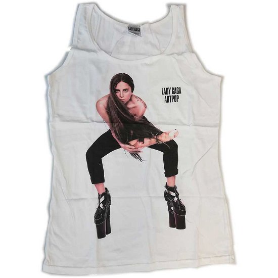 Cover for Lady Gaga · Lady Gaga Ladies Vest T-Shirt: The Arm (T-shirt) [size L] [White - Ladies edition]