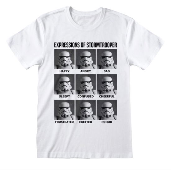 Star Wars - Expressions Of Stormtrooper T Shirt - Star Wars - Merchandise - STAR WARS - 5056463455913 - May 1, 2024