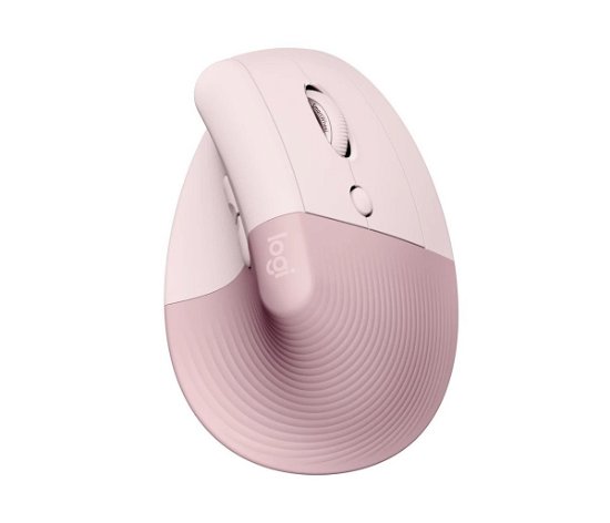 Cover for Logitech · Logitech Lift Maus ergonomisch kabellos rosa (MERCH)