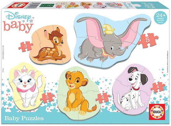 Cover for Educa · Baby Disney Animals Puzzles (80-18591) (Toys) (2020)